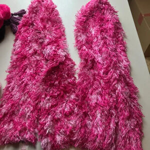 Set of two pink scarfs